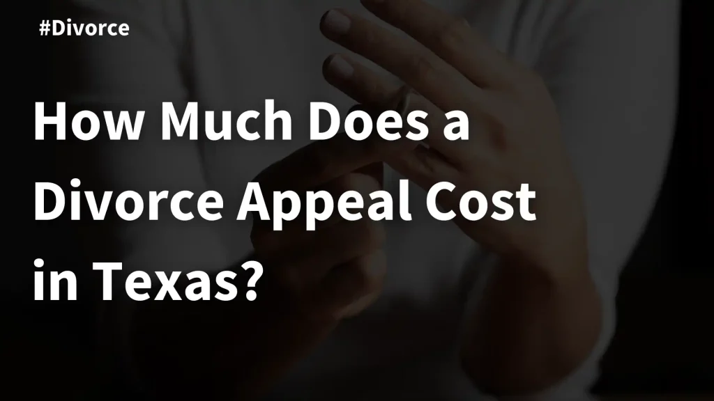 How Much Does a Divorce Appeal Cost in Texas_ Image